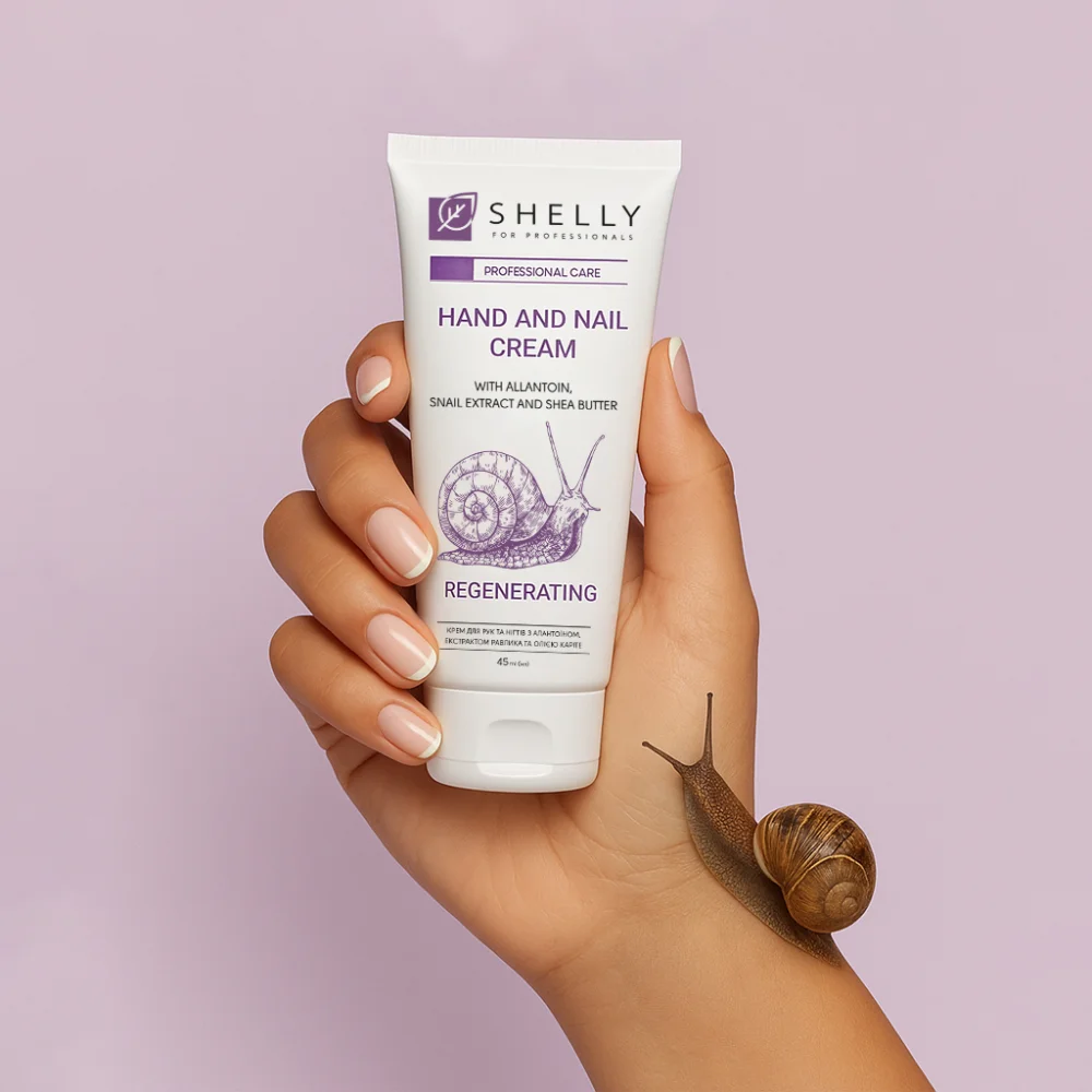 Hand and nail cream with allantoin, snail extract and shelly peony seed oil - 45 ml