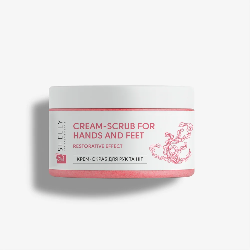 Cream-scrub for hands and feet with urea, algae extract and argan oil - 350 g