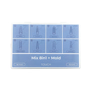 TOUCH Nail Tips Upper forms modeling Mix 8in1 + mold (288pcs)