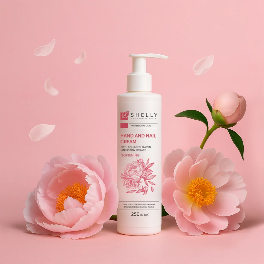 Hands and nails cream with collagen, elastin and Shelly peony extract - 45 ml