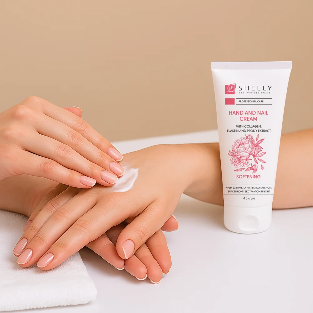Hands and nails cream with collagen, elastin and Shelly peony extract - 45 ml